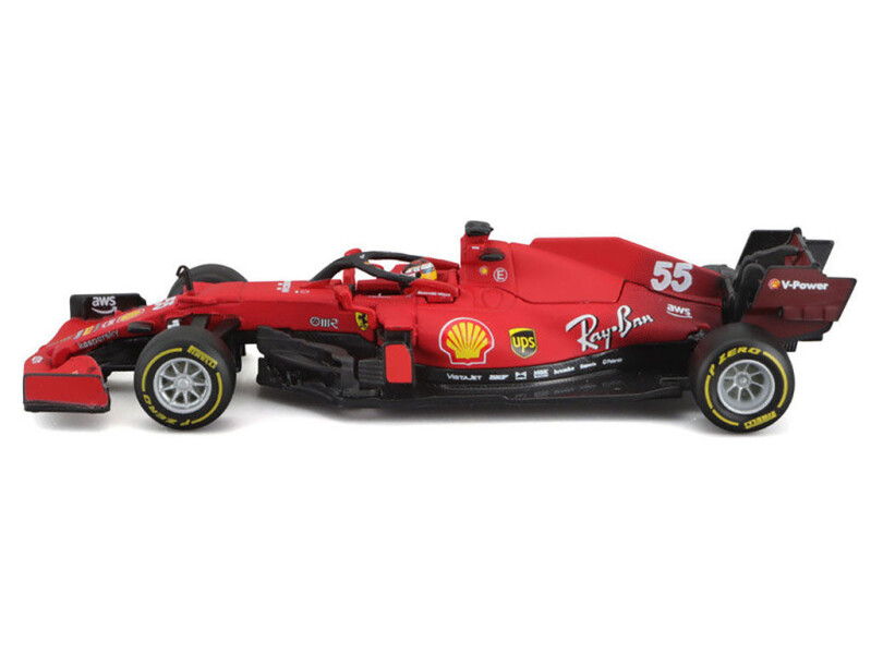 Bburago Ferrari SF21 1:43 (2021) #55 Carlos Sainz 